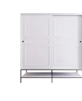 Šatňové skrine Šatníková skriňa Martin 190 - White