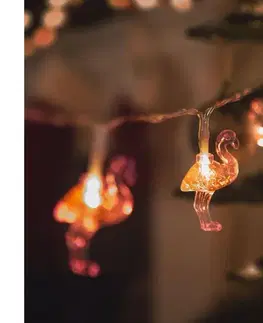 Svietidlá  LED Dekoračná reťaz 10xLED/3xAA 1,1m teplá biela gl-58219