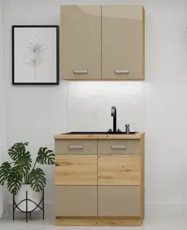 Modulový kuchynský nábytok Kuchynská Linka Artisan Cappuccino 80 cm bez pracovnej dosky