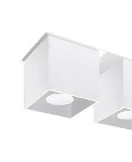 Svietidlá  SL.0065 - Bodové svietidlo QUAD 2 2xGU10/40W/230V biela SL.0065