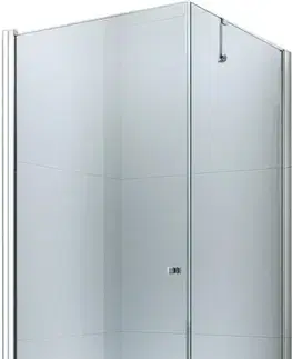 Sprchovacie kúty MEXEN/S - PRETORIA sprchovací kút 75x100, transparent, chróm 852-075-100-01-00