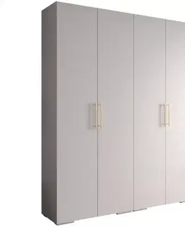 Šatníkové skrine Skriňa Ivo 3 200 biely