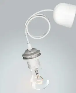 Klasické lampy Kábel na svietidlo biely 90