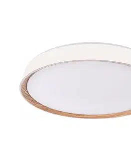 Svietidlá  LED stmievateľné stropné svietidlo ILVI LED/45W/230V 2700-6500K pr. 50 cm biela/béžová+DO ZM5115