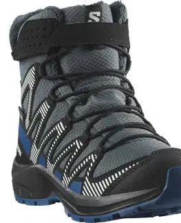 Obuv jesenná a zimná Salomon XA Pro V8 Winter Waterproof Kids Veľkosť: 32 EUR