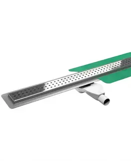 Sprchové kúty Lineárny sprchový žľab Block 700 brúsený povrch