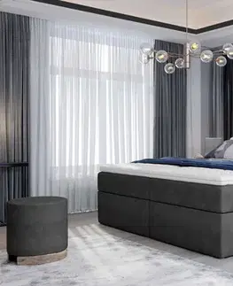 Postele ArtElta Manželská posteľ VIVRE Boxspring | 160 x 200 cm Farba VIVRE: Dora 95
