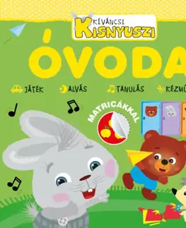 Nalepovačky, vystrihovačky, skladačky Kíváncsi Kisnyuszi - Óvoda