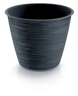 Kvetináče PROSPERPLAST - Obal na kvetináč FURU 23,5cm čierny