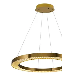 Svietidlá  LED luster na lane JESI LED/90W/230V 3000K pr. 100 cm bronzový 701CHD1382