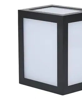 LED osvetlenie  LED vonkajšie nástenné svietidlo 12W/230V 6400K IP65 čierne 218342