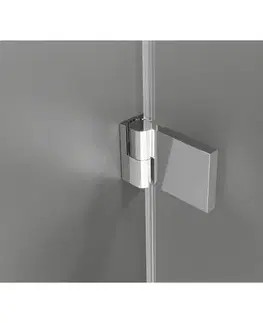 Sprchovacie kúty MEXEN/S - Lunar-B Duo sprchovací kút dvere krídlové 100 x 95, transparent, chróm 832-100L-095P-01-00