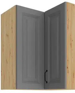 Kuchynské skrinky visiace Skrinka do kuchyne STILO DUSTGREY/ARTISAN 60X60 GN-72 2F (90°)
