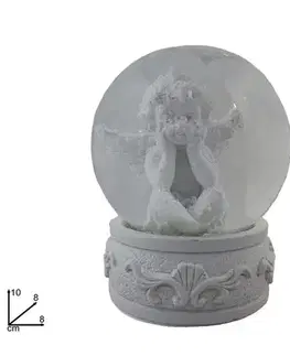 Sošky, figurky - anjeli MAKRO - Snežítko 8cm Anjel rôzne druhy