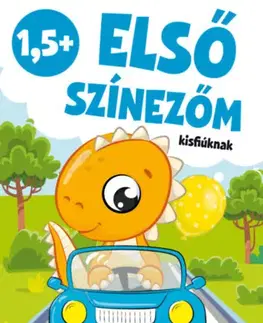 Nalepovačky, vystrihovačky, skladačky Első színezőm - kisfiúknak