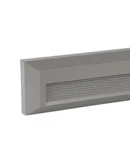 LED osvetlenie  LED Vonkajšie schodiskové svietidlo LED/3W/230V IP65 3000K šedá 211331