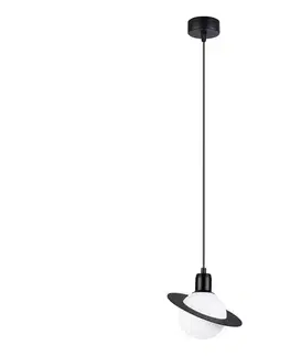 Svietidlá  SL.1358 - Luster na lanku HYPERION 1xG9/8W/230V čierna SL.1358