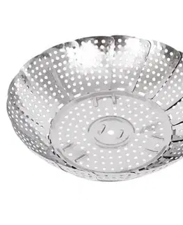 Kuchynské náčinia Kinekus Parák na knedle, zeleninu, nerezový, 24 cm, skladací