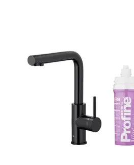 Kuchynské drezy KFA KFA - Batéria drezová DUERO PURE BASIC, s filtráciou, čierna 6623-915-81