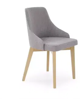 Čalúnené stoličky Stolička Toledo drevo/velvet dub/inari 91 51x55x82