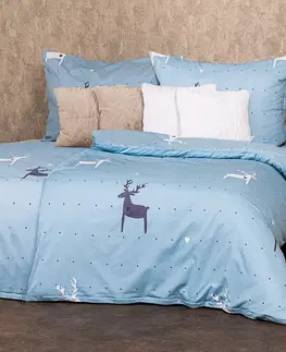 Obliečky 4Home Bavlnené obliečky Deer in Love, 220 x 200 cm, 2 ks 70 x 90 cm