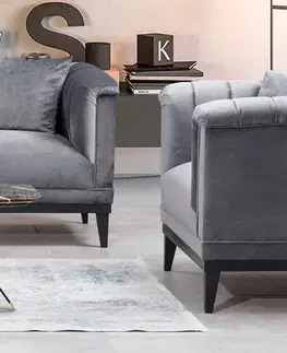 Kreslá Kreslo ušiak Trendy - Dark Grey