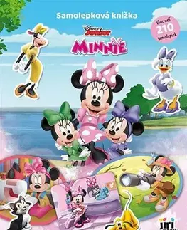 Nalepovačky, vystrihovačky, skladačky Samolepková knižka - Minnie