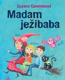 3D, magnetické, priestorové knihy Madam ježibaba - Zuzana Csontosová