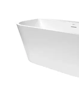 Vane Voľne stojaca vaňa SAT Katy 160x75 cm akrylát, k stene, SATKATY1600 SATKATY1600