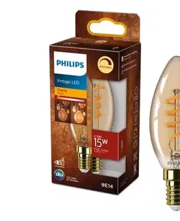 LED osvetlenie LED stmievateľná žiarovka VINTAGE Philips E14/2,5W/230V 1800K 8719514315976
