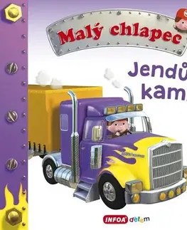 Leporelá, krabičky, puzzle knihy Malý chlapec - Jendův kamion