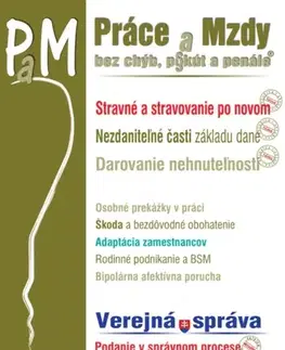 Pracovné právo Práce a Mzdy 11/12 2023 - Nové sadzby stravného - Kolektív autorov