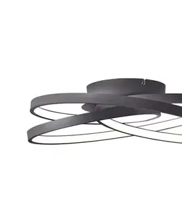 Svietidlá Brilliant - LED Stropné svietidlo LABYRINTH LED/40W/230V pr. 39,5 cm čierna G96894/06