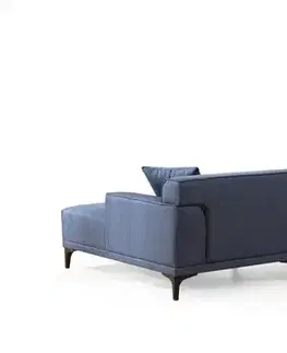 Sedacie súpravy Rohová sedacia súprava / Rohová pohovka Petra R Corner - Blue