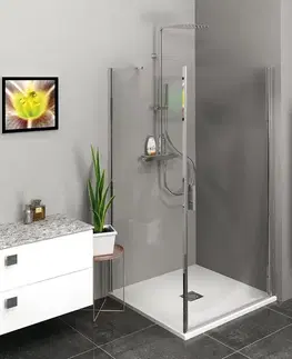 Sprchové dvere POLYSAN - ZOOM štvorcová sprchová zástena 700x700 L/P varianta ZL1270ZL3270
