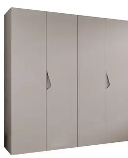 Šatníkové skrine Skriňa Sandi 1-250 kašmír/kašmír