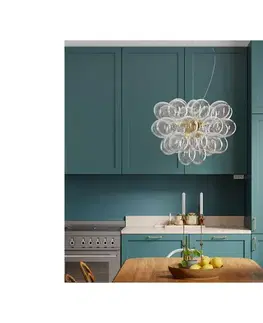 Svietidlá ByRydens 4200440-6509 - Luster na lanku GROSS 8xG9/5W/230V číry 4200440-6509