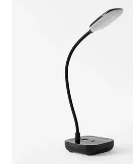 Lampy Zuma Line 1961-BK-LED Nabíjacia stolná lampa LED/7W/1200mAh 3000/4500/6000K čierna 1961-BK