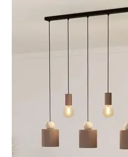 Svietidlá Eglo 900346 - Luster na lanku GAZZOLA 5xE27/40W/230V 900346
