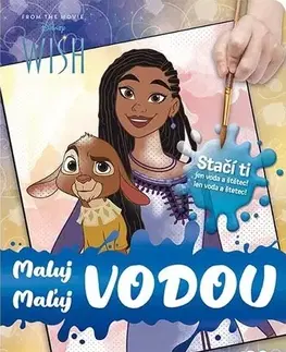 Nalepovačky, vystrihovačky, skladačky Maľuj vodou: Prianie
