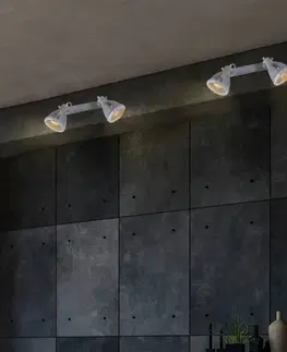 Nástenné svetlá Nástenná lampa Crodo E14 sivá