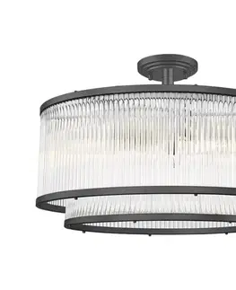 Svietidlá Zuma Line C0528-06H-P7AC - Luster na tyči SERGIO 6xE14/60W/230V čierna C0528-06H-P7AC
