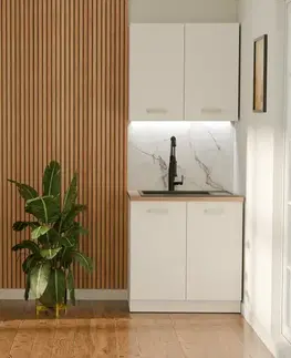 Modulový kuchynský nábytok Kuchynská linka Eko White 80 cm bez pracovnej dosky