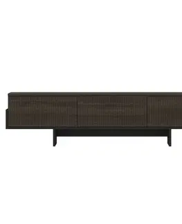 TV stolíky TV stolík Hege - Walnut, Black