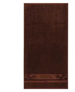 Uteráky 4Home Uterák Bamboo Premium tmavohnedá, 50 x 100 cm