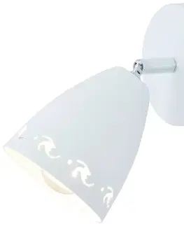 Nástenné svetlá Nástenná lampa coty e14 biela matná