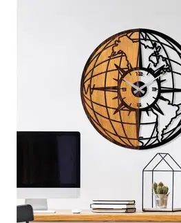 Predlžovacie káble  Nástenné hodiny pr. 56 cm 1xAA drevo/kov 539TNL1169