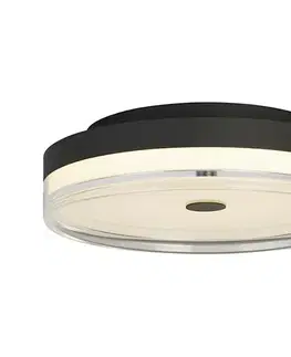 Svietidlá Searchlight 42651-40BK - LED Stropné svietidlo CYPRUS LED/29W/230V pr.40 cm čierna 42651-40BK