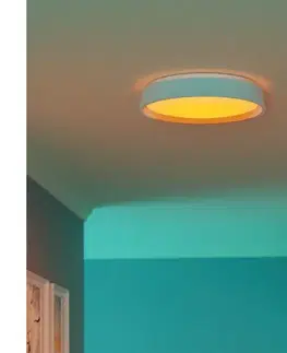 Svietidlá Eglo 300686-LED RGBW stmievateľné stropné svietidlo MASSIGNANO-Z LED/18,5W/230V biela + diaľkový ovládač 300686