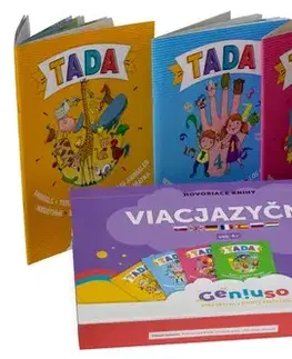 Hovoriace knihy GENIUSO MarDur s.r.o. Geniuso: Viacjazyčný balíček TADA 4 (4 hovoriace knihy + pero)